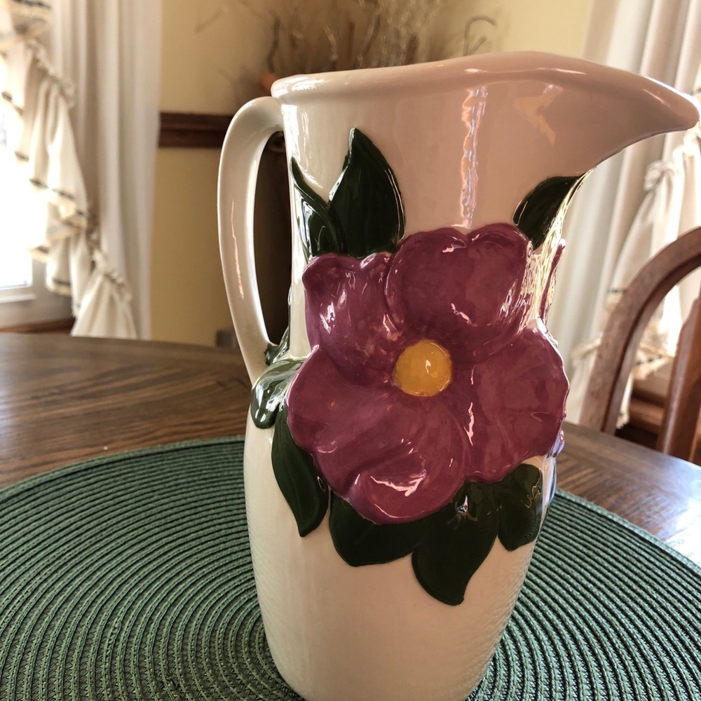 Vintage Holland Mold Magnolia Pitcher